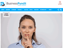 Tablet Screenshot of businesspundit.com